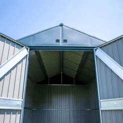 Arrow Elite Shed 8x6 Ft. Blue-Grey Metal Shed 25 Arrow Elite Shed 8x6 Ft. Blue-Grey Metal Shed -Shelterlogic js0lyuz8rg558rokyy2w