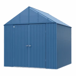 Arrow Elite Steel Storage Shed, 12x12, Blue Grey 19 Arrow Elite Steel Storage Shed, 12x12, Blue Grey -Shelterlogic jukwn4nngav2a62s4xfy