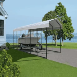 Arrow Carport 10x29x09 Eggshell BKP -Shelterlogic jy5jenblvjt4u3f3cer0
