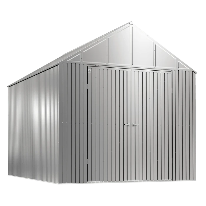 Arrow Elite Steel Storage Shed, 12x16, Galvalume 3 Arrow Elite Steel Storage Shed, 12x16, Galvalume
