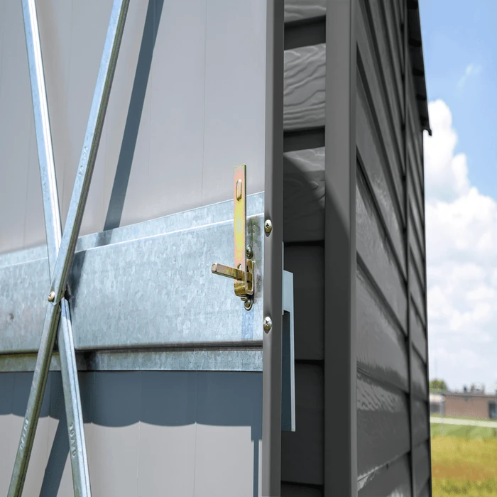 Arrow Select Steel Storage Shed, 12x14, Charcoal 15 Arrow Select Steel Storage Shed, 12x14, Charcoal - Image 13