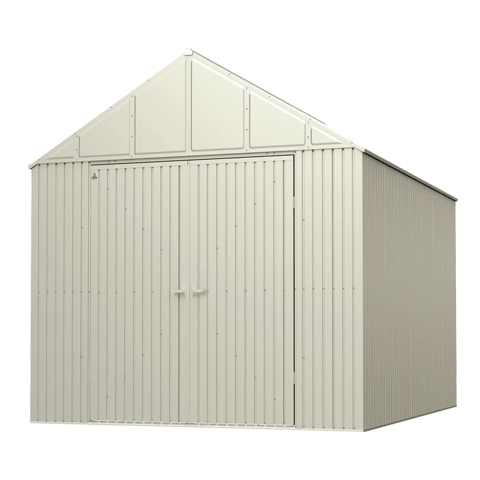Arrow Elite Steel Storage Shed, 12x16, Cool Grey 5 Arrow Elite Steel Storage Shed, 12x16, Cool Grey - Image 3