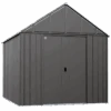 Arrow Classic Metal Shed, 12 X 14, Charcoal -Shelterlogic ljsdbiplyd3ujei0jhrw