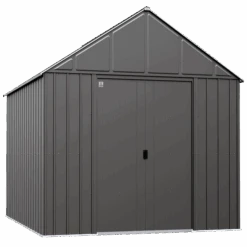 Arrow Classic Metal Shed, 12 X 14, Charcoal