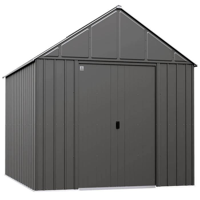 Arrow Classic Metal Shed, 12 X 14, Charcoal 3 Arrow Classic Metal Shed, 12 X 14, Charcoal