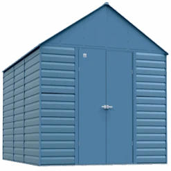 Arrow Select Steel Storage Shed, 12x17, Blue Grey