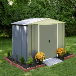 EURO HAMLET 10X6 W/SKYLT -Shelterlogic lm106 image 03