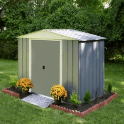 EURO HAMLET 10X6 W/SKYLT -Shelterlogic lm106 image 04