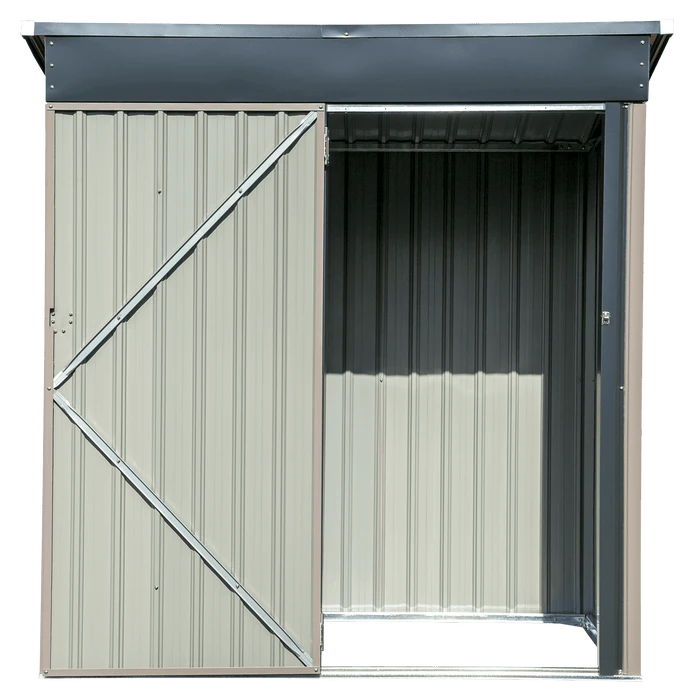 Arrow Cover-IT 5x3 Ft. Brown Metal Shed 6 Arrow Cover-IT 5x3 Ft. Brown Metal Shed - Image 4