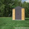 Ironwood Steel Hybrid Shed Kit 8 X 2 Ft. Galvanized Anthracite 2 Ironwood Steel Hybrid Shed Kit 8 X 2 Ft. Galvanized Anthracite -Shelterlogic lodgss3m4yhzbuqpvg9z