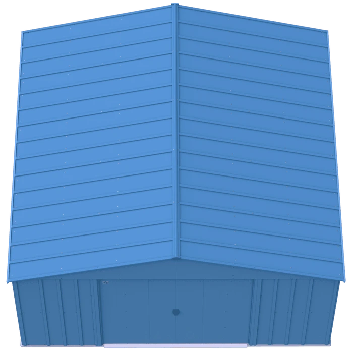 Arrow Classic Metal Shed, 14 X 14, Blue Grey 4 Arrow Classic Metal Shed, 14 X 14, Blue Grey - Image 2