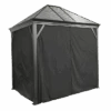 Sojag Black Curtains For Monaco/Messina/Mykonos/Moreno Gazebo, 10 Ft. X 14 Ft., Polyester, Outdoor Shades