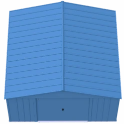 Arrow Classic Metal Shed, 14 X 12, Blue Grey 10 Arrow Classic Metal Shed, 14 X 12, Blue Grey -Shelterlogic m4u9xk6iydw7kh3ac2ow