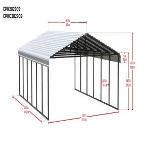 Arrow Carport 20x29x09 Eggshell BKP 16 Arrow Carport 20x29x09 Eggshell BKP - Image 14