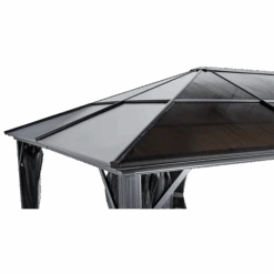 Meridien Hardtop Gazebo, 12 Ft. X 16 Ft. Dark Gray -Shelterlogic meridien drkgrey detail image 01