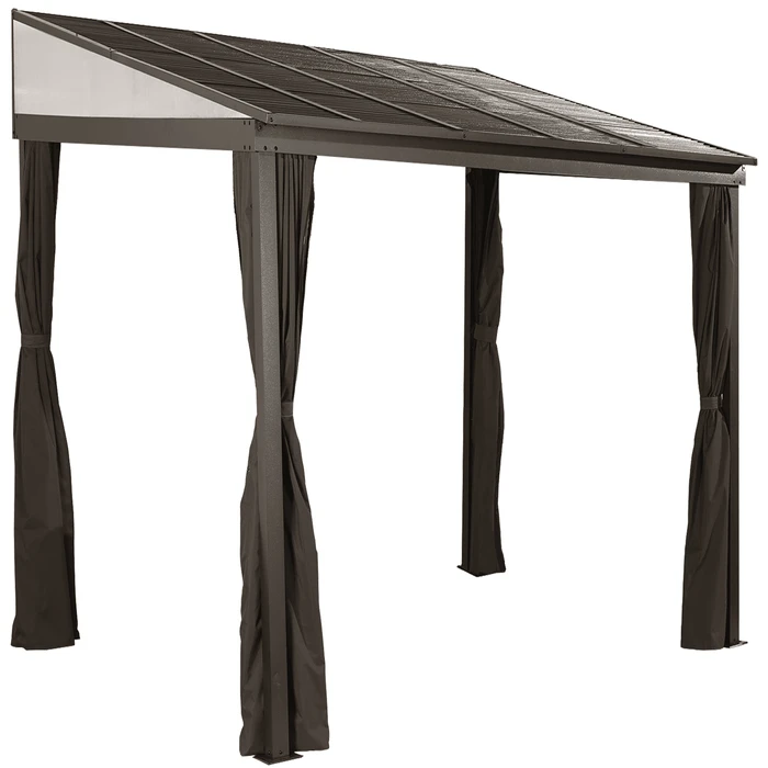 Sojag Portland 8 Ft. X 12 Ft. Wall Gazebo 3 Sojag Portland 8 Ft. X 12 Ft. Wall Gazebo