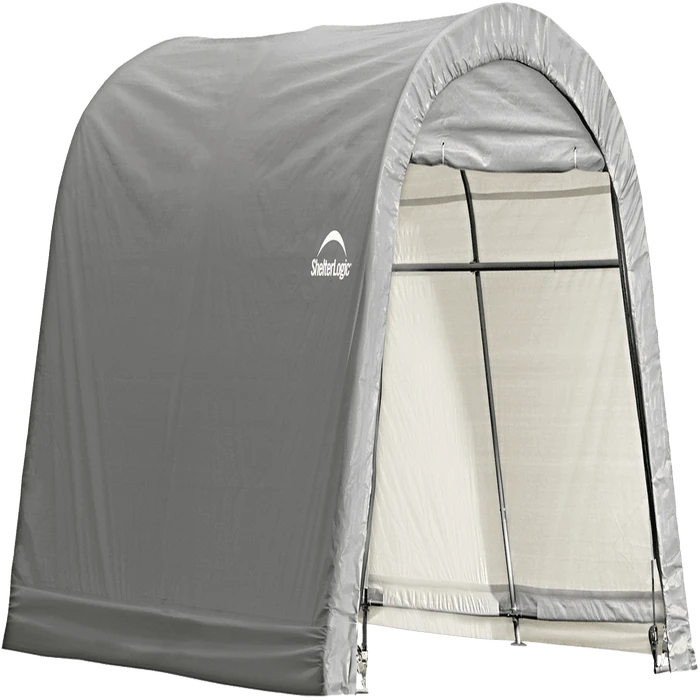 ShelterLogic Shed-in-a-Box 10 X 10 X 8 Ft Roundtop Gray 7 ShelterLogic Shed-in-a-Box 10 X 10 X 8 Ft Roundtop Gray - Image 5