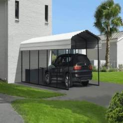 Arrow Carport 10x24x09 Eggshell BKP 25 Arrow Carport 10x24x09 Eggshell BKP -Shelterlogic mqrowt0pyeey28qhievj