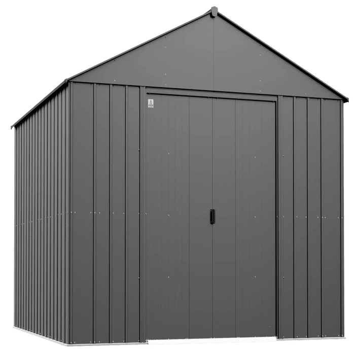 Arrow Classic Metal Shed, 14 X 14, Charcoal 13 Arrow Classic Metal Shed, 14 X 14, Charcoal - Image 11