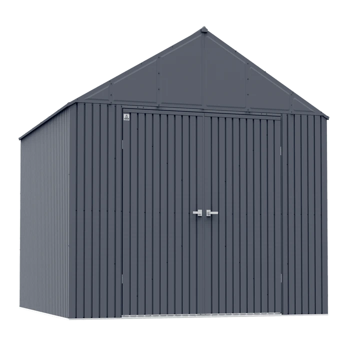 Arrow Elite Steel Storage Shed, 12x12, Anthracite 3 Arrow Elite Steel Storage Shed, 12x12, Anthracite