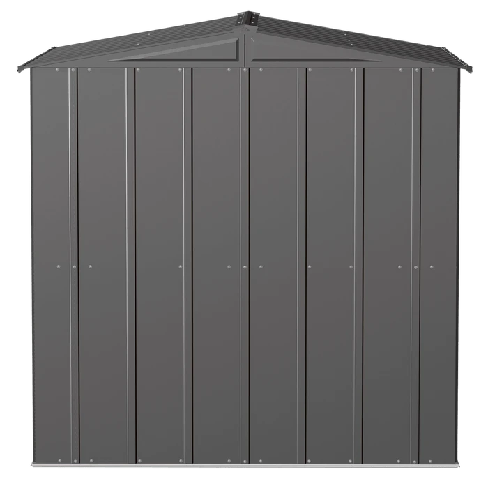 Arrow Classic Steel Storage Shed, 6X6, Charcoal 7 Arrow Classic Steel Storage Shed, 6X6, Charcoal - Image 5