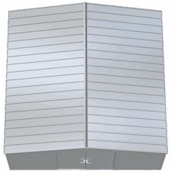 Arrow Select Steel Storage Shed, 14x14, Flute Grey -Shelterlogic nzwm3db3xdvnwid34zdj