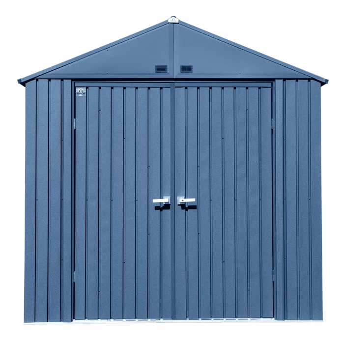 Arrow Elite Shed 8x6 Ft. Blue-Grey Metal Shed 5 Arrow Elite Shed 8x6 Ft. Blue-Grey Metal Shed - Image 3