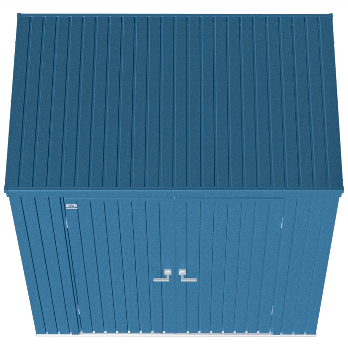 Arrow Elite Steel Storage Shed, 8x4, Blue Grey 5 Arrow Elite Steel Storage Shed, 8x4, Blue Grey - Image 3