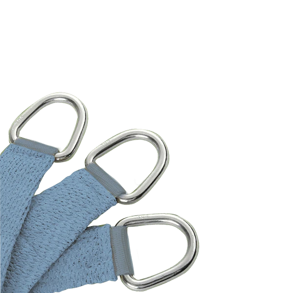 12 Ft Triangle Blue Shade Sail 4 12 Ft Triangle Blue Shade Sail - Image 2