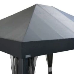 Sojag Monteserra 10 Ft. X 12 Ft. Gazebo, Black 15 Sojag Monteserra 10 Ft. X 12 Ft. Gazebo, Black -Shelterlogic oigqaybo93kwuy999ns1