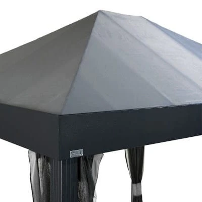 Sojag Monteserra 10 Ft. X 12 Ft. Gazebo, Black 6 Sojag Monteserra 10 Ft. X 12 Ft. Gazebo, Black - Image 4