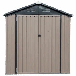 Arrow Cover-IT 6x4 Ft. Grey Metal Shed 19 Arrow Cover-IT 6x4 Ft. Grey Metal Shed -Shelterlogic oiq3sxq0orghulyjv3lt