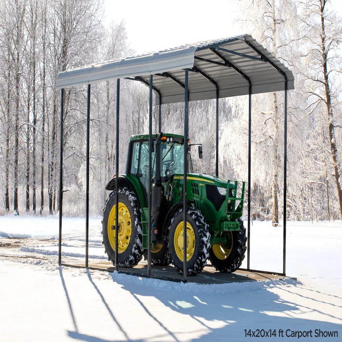 Arrow RV Carport, 14 Ft. X 20 Ft. X 14 Ft. Charcoal 22 Arrow RV Carport, 14 Ft. X 20 Ft. X 14 Ft. Charcoal - Image 20