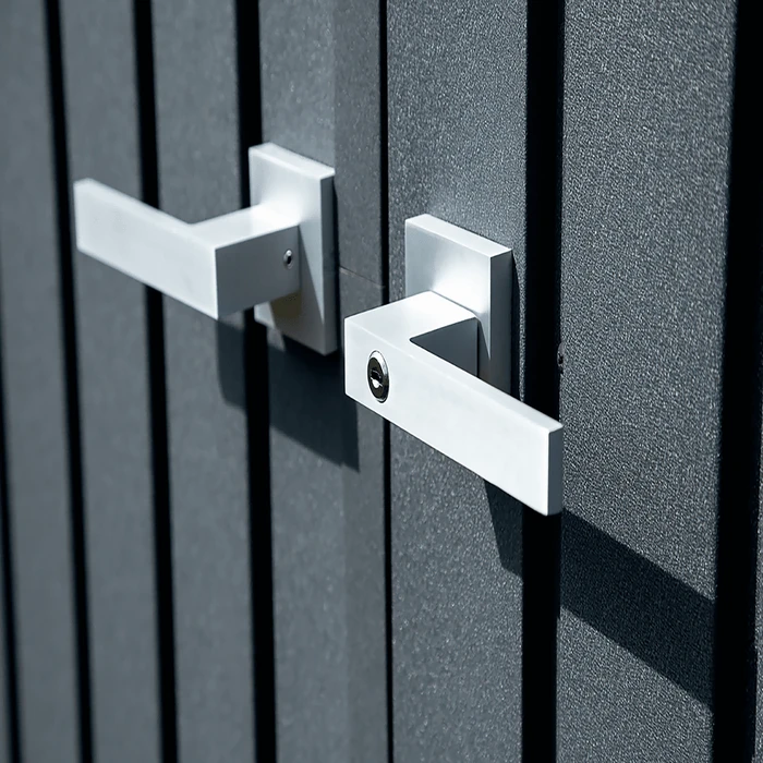 Arrow Elite Steel Storage Shed, 14x16, Anthracite 8 Arrow Elite Steel Storage Shed, 14x16, Anthracite - Image 6