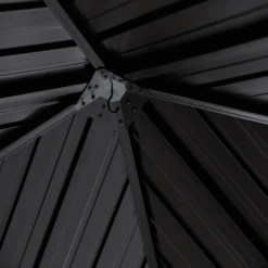 Lena Black Spun Polyester Curtains 12 Ft. X 12 Ft. -Shelterlogic p2l8qsf7iwufykroaxt2