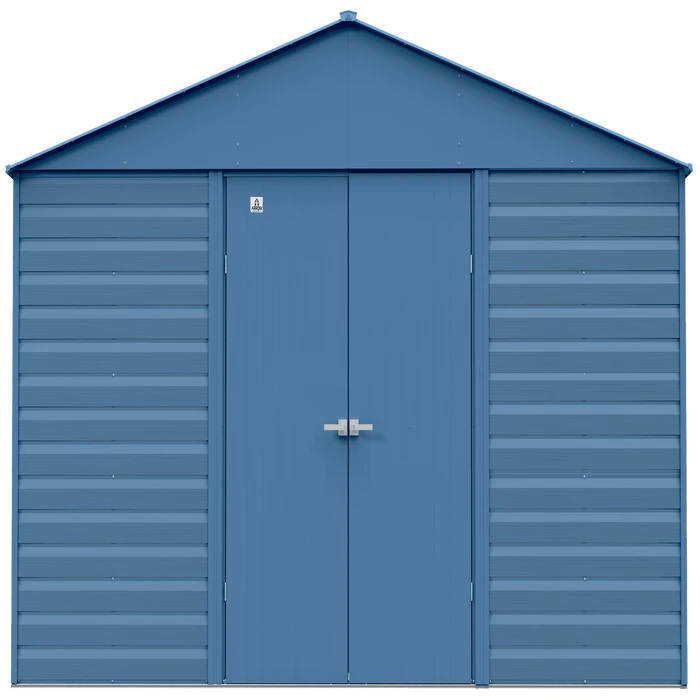 Arrow Select Steel Storage Shed, 14x14, Blue Grey 4 Arrow Select Steel Storage Shed, 14x14, Blue Grey - Image 2
