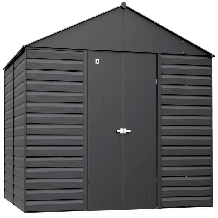 Arrow Select Steel Storage Shed, 14x12, Charcoal 3 Arrow Select Steel Storage Shed, 14x12, Charcoal