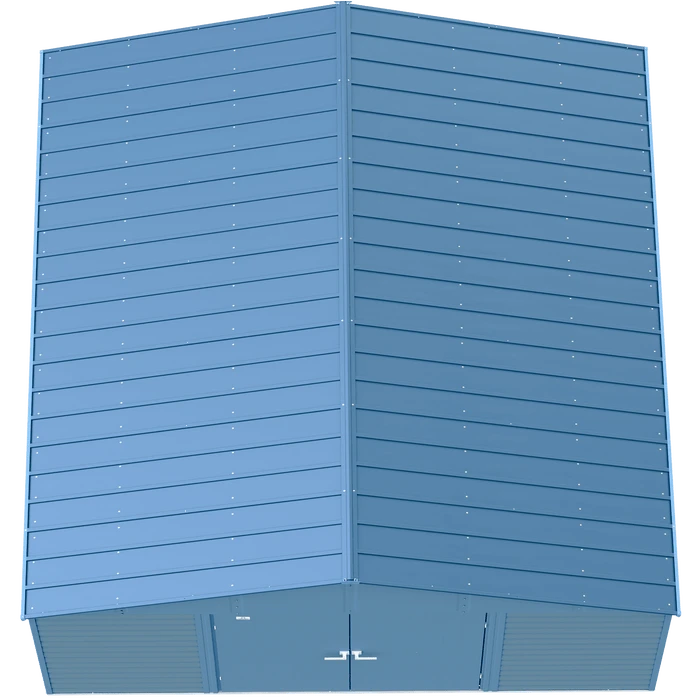 Arrow Select Steel Storage Shed, 12x17, Blue Grey 5 Arrow Select Steel Storage Shed, 12x17, Blue Grey - Image 3