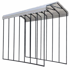 Arrow RV Carport, 14 Ft. X 33 Ft. X 14 Ft. Eggshell
