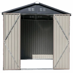 Arrow Cover-IT 8x6 Ft. Grey Metal Shed 19 Arrow Cover-IT 8x6 Ft. Grey Metal Shed -Shelterlogic pmn1by0wzj9chgkgjajm
