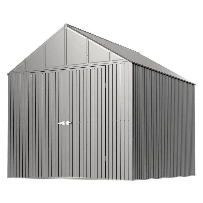 Arrow Elite Steel Storage Shed, 12x14, Galvalume 5 Arrow Elite Steel Storage Shed, 12x14, Galvalume - Image 3