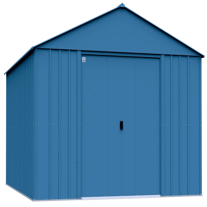 Arrow Classic Metal Shed, 14 X 17, Blue Grey 3 Arrow Classic Metal Shed, 14 X 17, Blue Grey