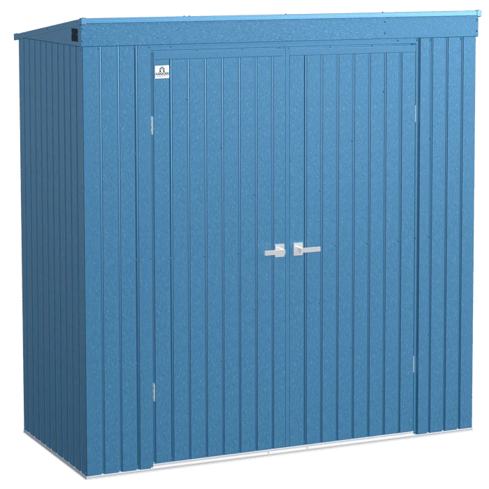 Arrow Elite Steel Storage Shed, 8x4, Blue Grey 3 Arrow Elite Steel Storage Shed, 8x4, Blue Grey