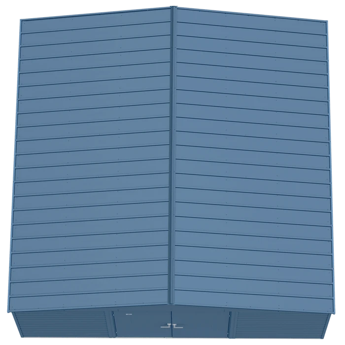 Arrow Select Steel Storage Shed, 14x17, Blue Grey 5 Arrow Select Steel Storage Shed, 14x17, Blue Grey - Image 3