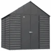 Arrow Select Steel Storage Shed, 12x12, Charcoal 2 Arrow Select Steel Storage Shed, 12x12, Charcoal -Shelterlogic qqymmkweraxptjbdnwx9