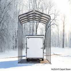 Arrow RV Carport, 14 Ft. X 20 Ft. X 14 Ft. Charcoal 34 Arrow RV Carport, 14 Ft. X 20 Ft. X 14 Ft. Charcoal -Shelterlogic rcmufajhjetchfzpkuzr 1