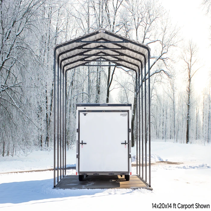 Arrow RV Carport, 14 Ft. X 20 Ft. X 14 Ft. Eggshell 22 Arrow RV Carport, 14 Ft. X 20 Ft. X 14 Ft. Eggshell - Image 20