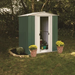 ShelterLogic Dresden Series Steel Storage Shed, 6 Ft. X 5 Ft.