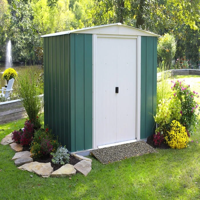 Dresden Series Steel Storage Shed, 8 Ft. X 6 Ft. Garden Shed 3 Dresden Series Steel Storage Shed, 8 Ft. X 6 Ft. Garden Shed