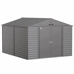 Arrow Select Steel Storage Shed, 10x12, Charcoal 16 Arrow Select Steel Storage Shed, 10x12, Charcoal -Shelterlogic scg1012cc silo image 01